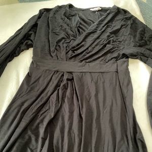 Black Ingrid and Isabel maternity dress